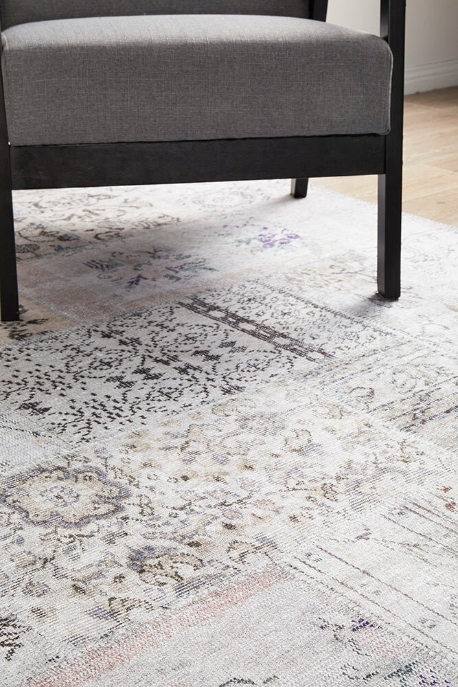 Rug Culture Illusions Large Rug 280x190cm - Stone Polyester, Low 3mm Pile - ILU189STONE280X190