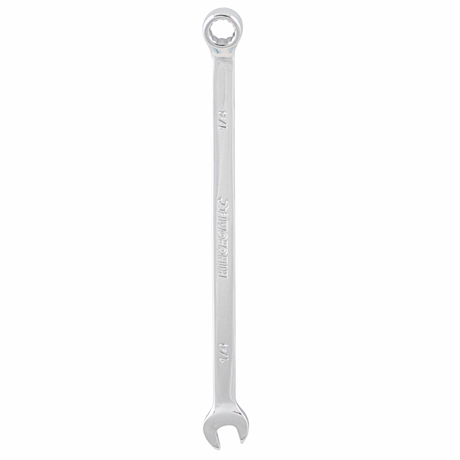 Kincrome 1/4" Combination Spanner - 12 Point Chrome Vanadium Steel, 15 Degree Offset
