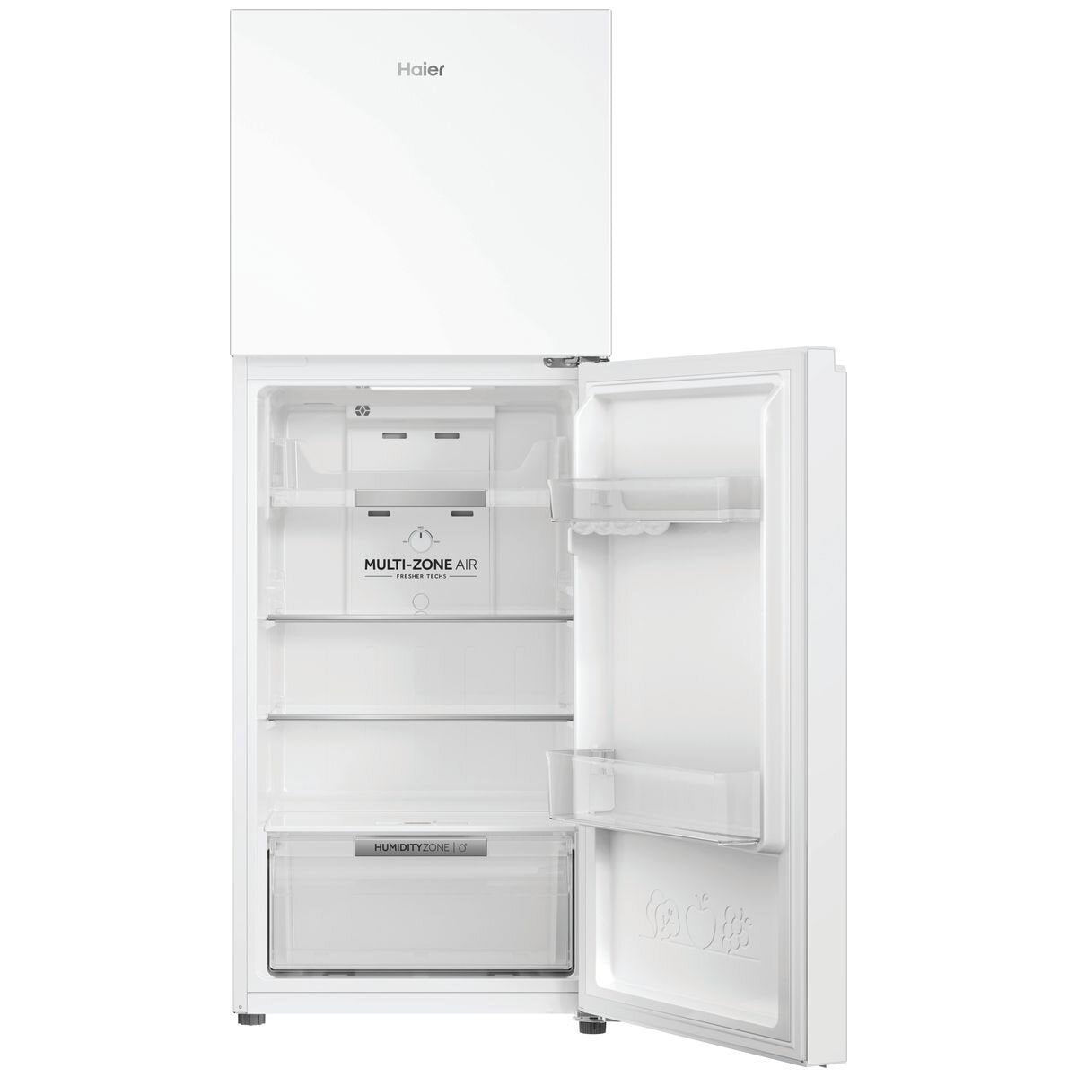 Haier 208L Top Mount Fridge - White - Frost Free - Reversible Door - 4.5 Star Energy Rating - HRF210TW