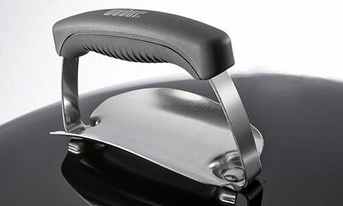 Weber Original 47cm Charcoal Kettle BBQ - Black - Built-In Lid Thermometer - One-Touch Cleaning - K1241324