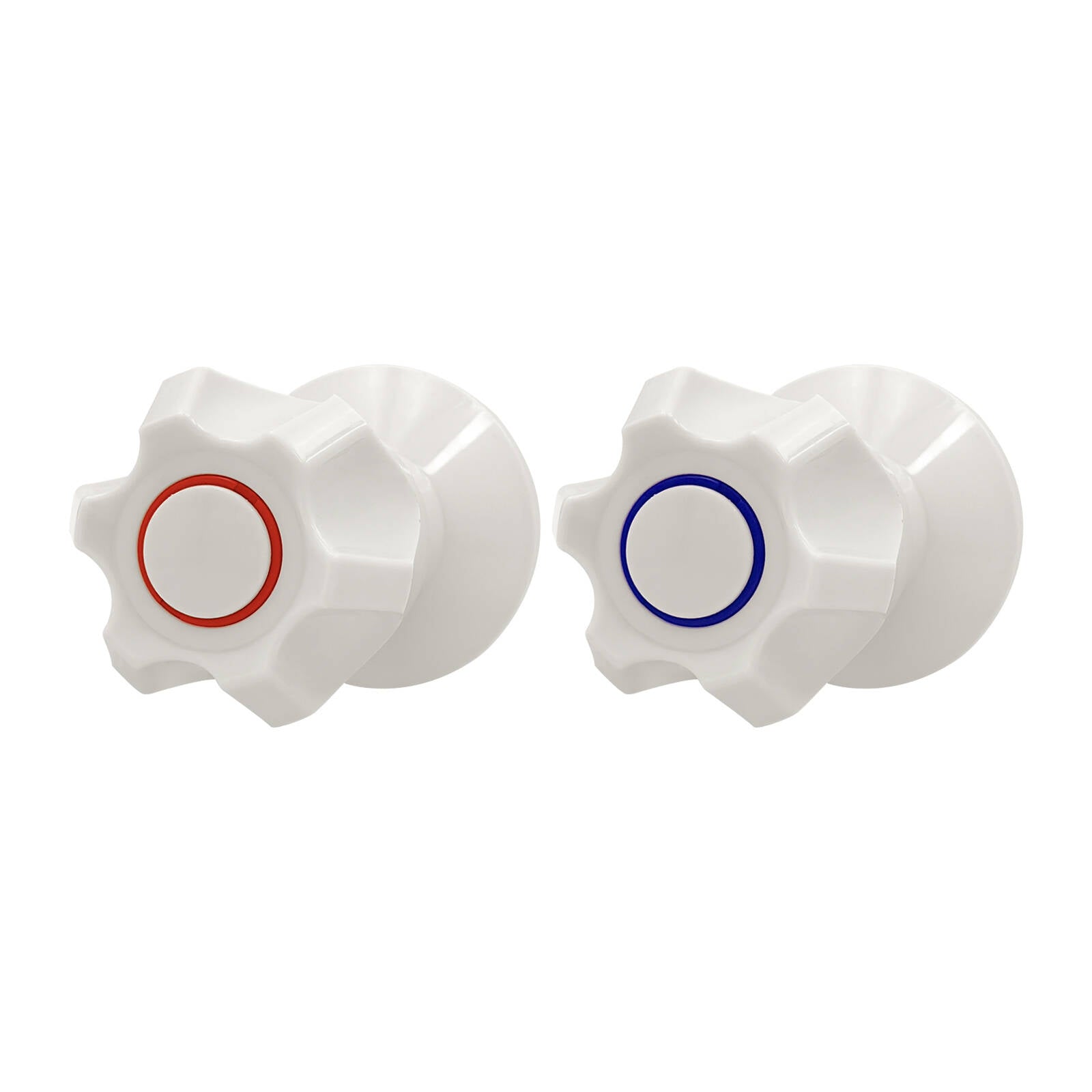 Shaw Mason Ivory Six Point Style Wall Top Assembly Pair - 65mm x 65mm x 108mm - Easy Installation
