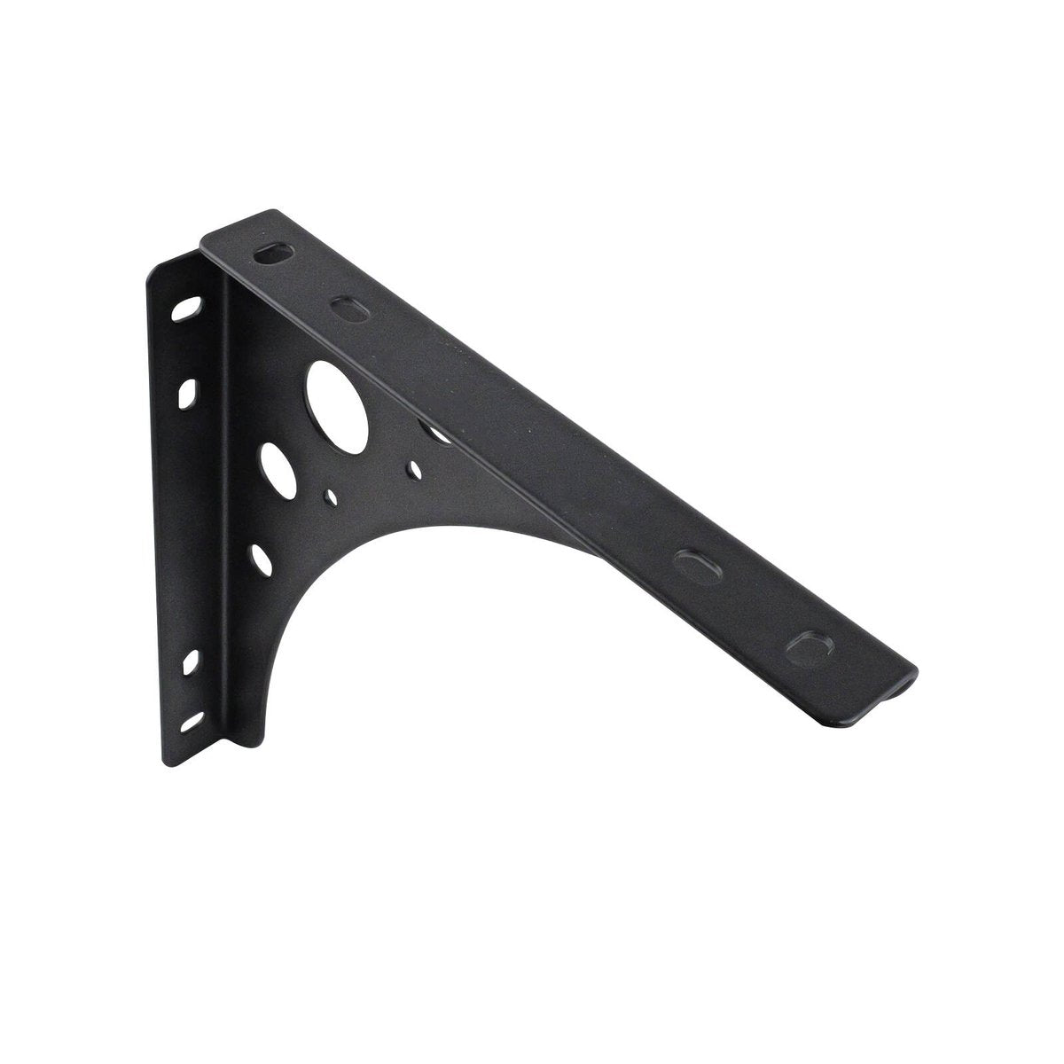 Carinya 200 x 200mm Black Euro Bracket - Powder Coated Steel, 75kg