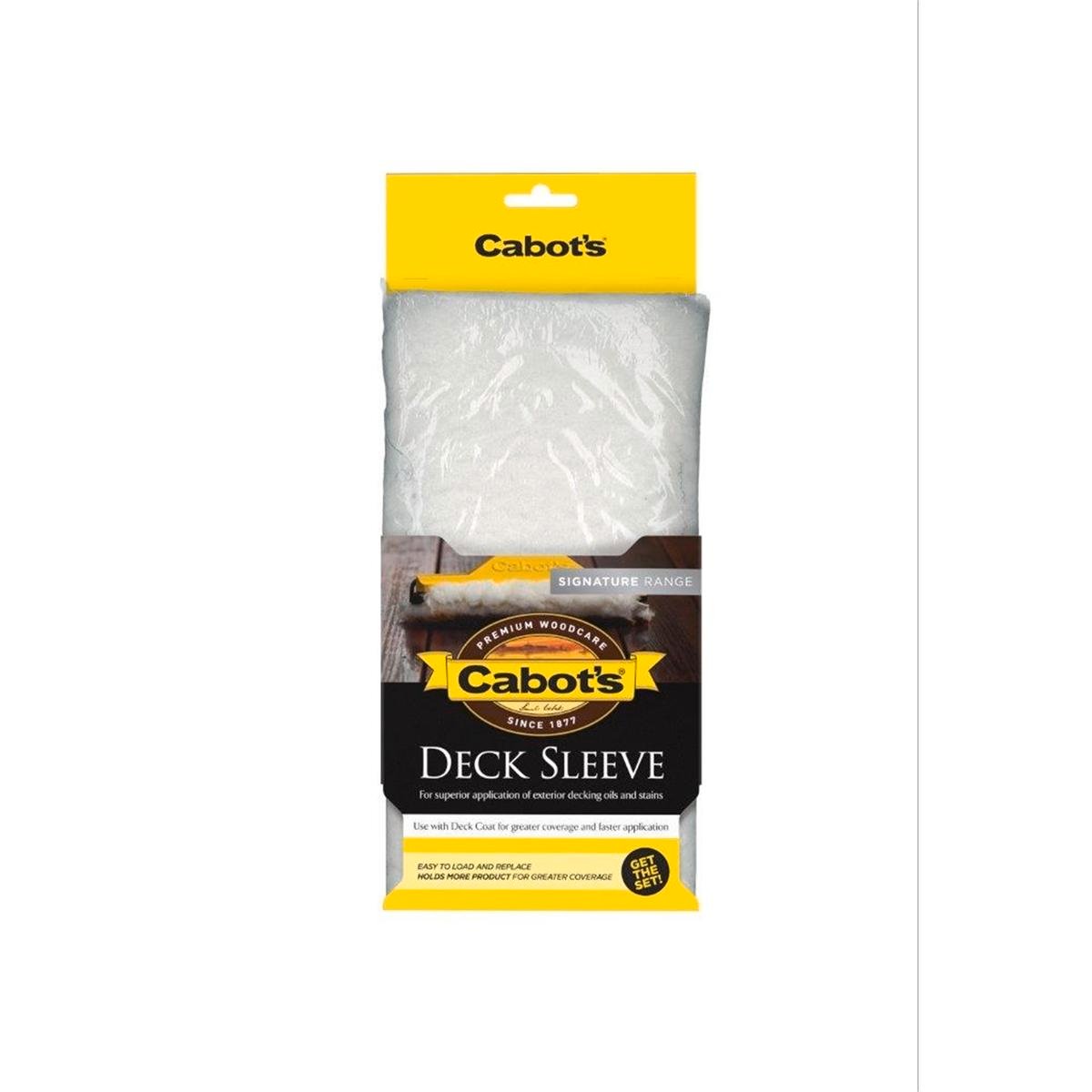 Cabot's Deck Sleeve 100mm, Large-Surface Applicator for Decking Oils & Stains