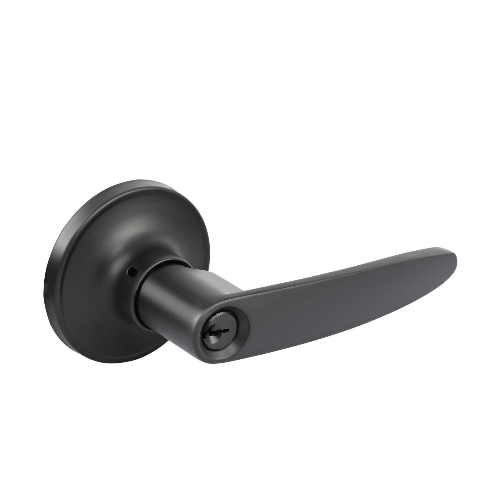 Ikonic Norr Entrance Lever Set Matte Black