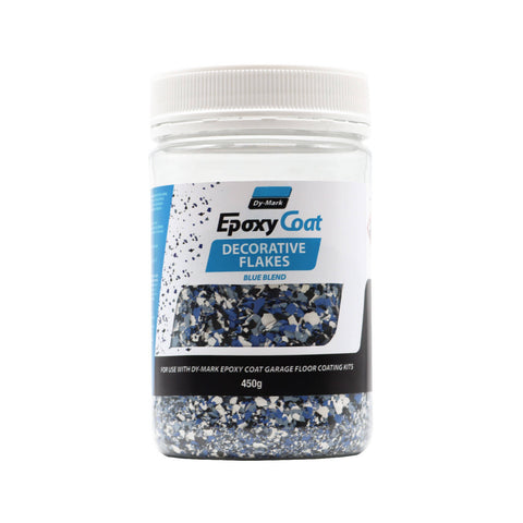 Dy-Mark 450g Blue Blend Epoxy Deco Flakes for Floor Coating Kits