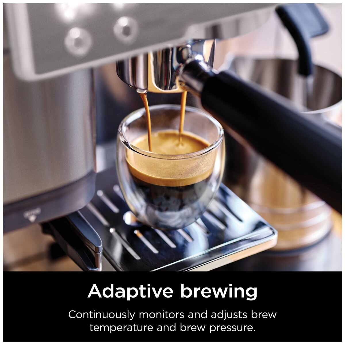 Ninja Luxe Cafe Premier Espresso Machine - Stainless Steel - Built-In Grinder and Scale - ES601ANZ