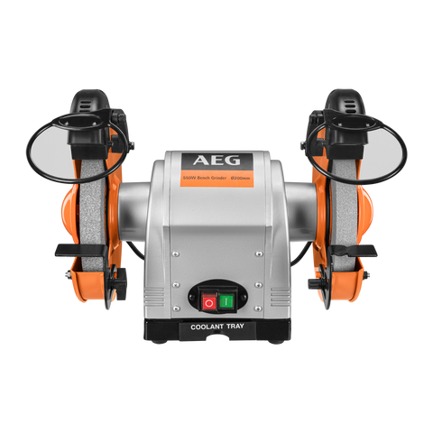 AEG 550W 200mm Bench Grinder 240V 2850rpm ABG5520