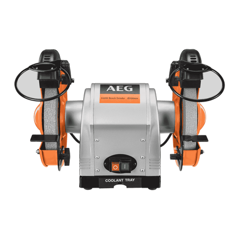 AEG 550W 200mm Bench Grinder 240V 2850rpm ABG5520
