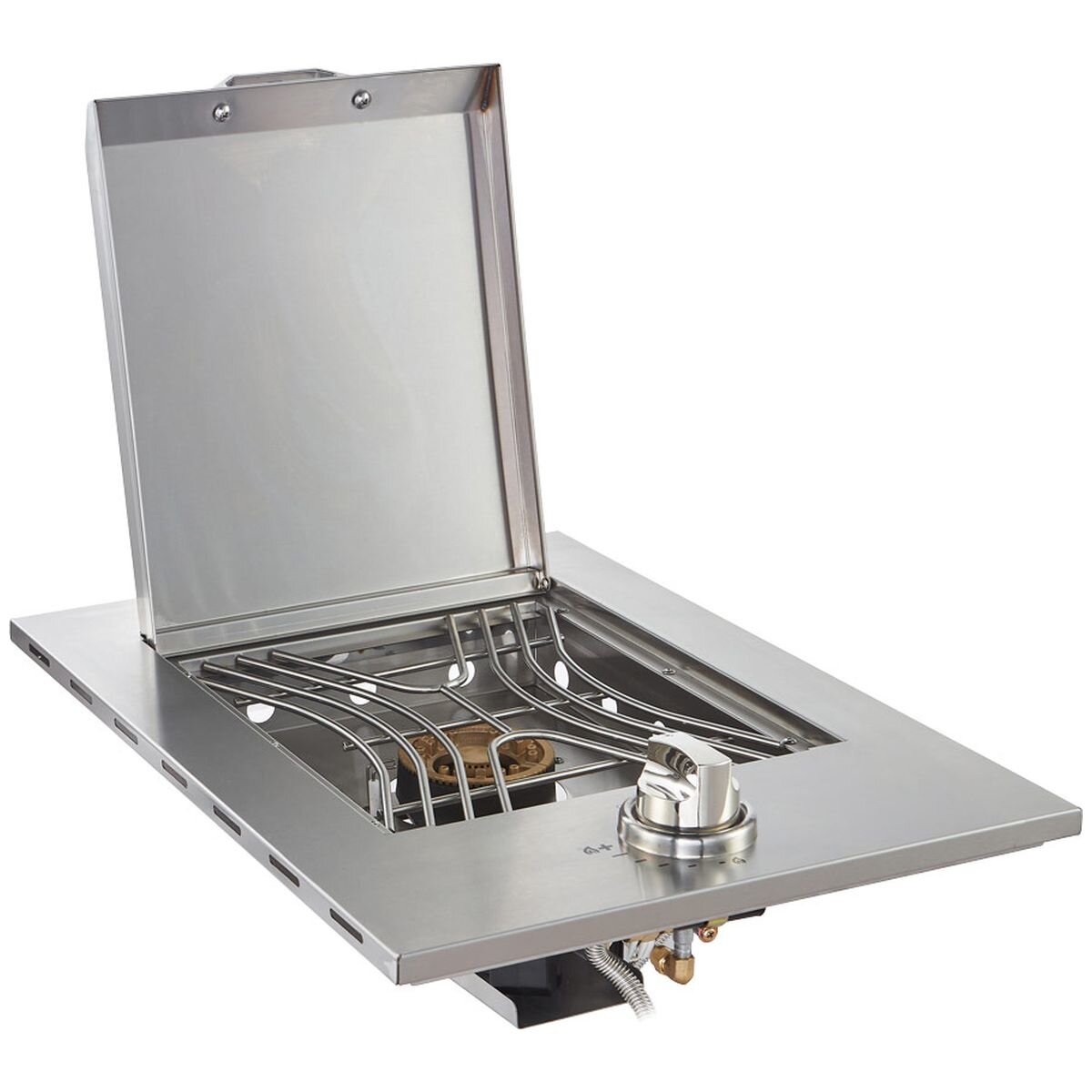 Smart Drop-In LPG Side Burner - Cast Iron Tube Burner, 304 Stainless Steel - SMA-DSG0010-SS
