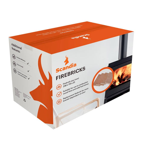 Scandia 1 Firebricks 10 Pack - High Alumina - Customizable Size - Durable - SuperSaverAU - view 1