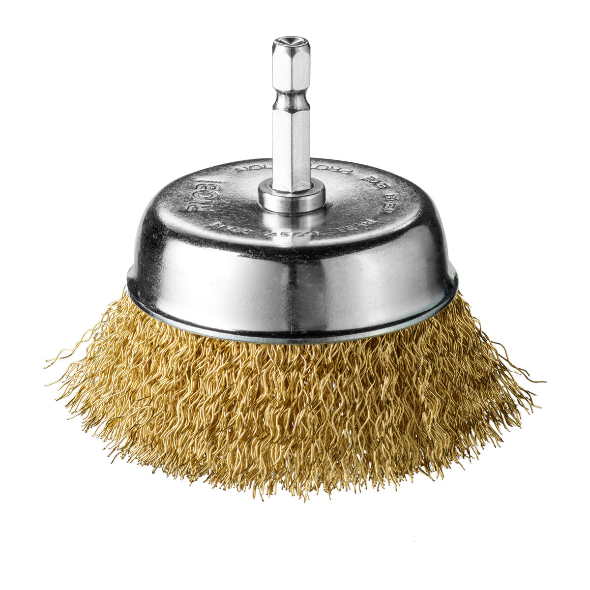 Ryobi 3 Piece Wire Brush Set - 76mm Wheel, 76mm & 50mm Cups, 1/4" Hex Shank
