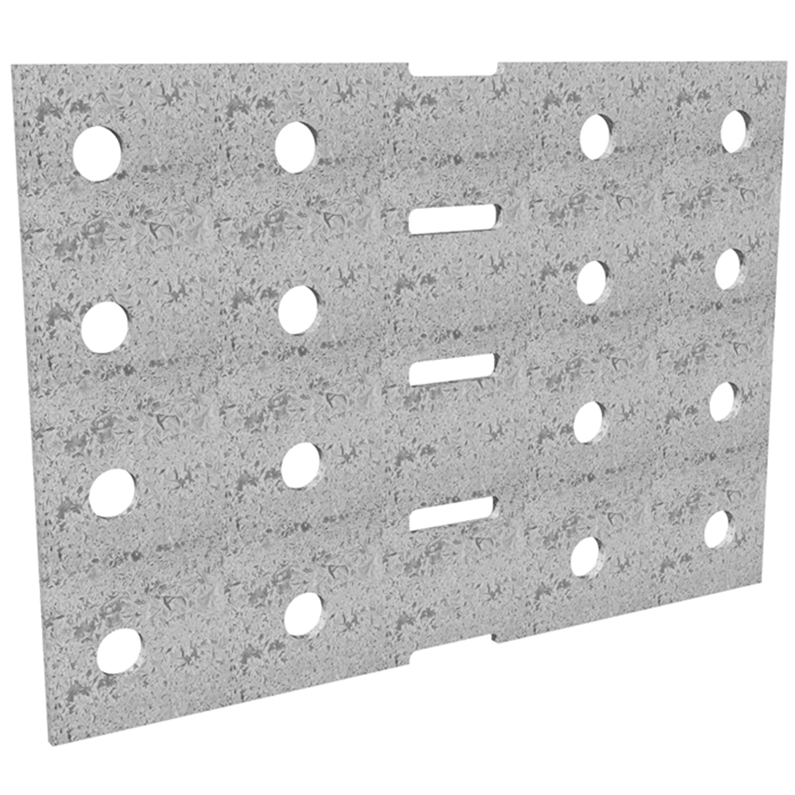 Dunnings 200 x 140mm M10 Galvanised Steel Bracket Plate