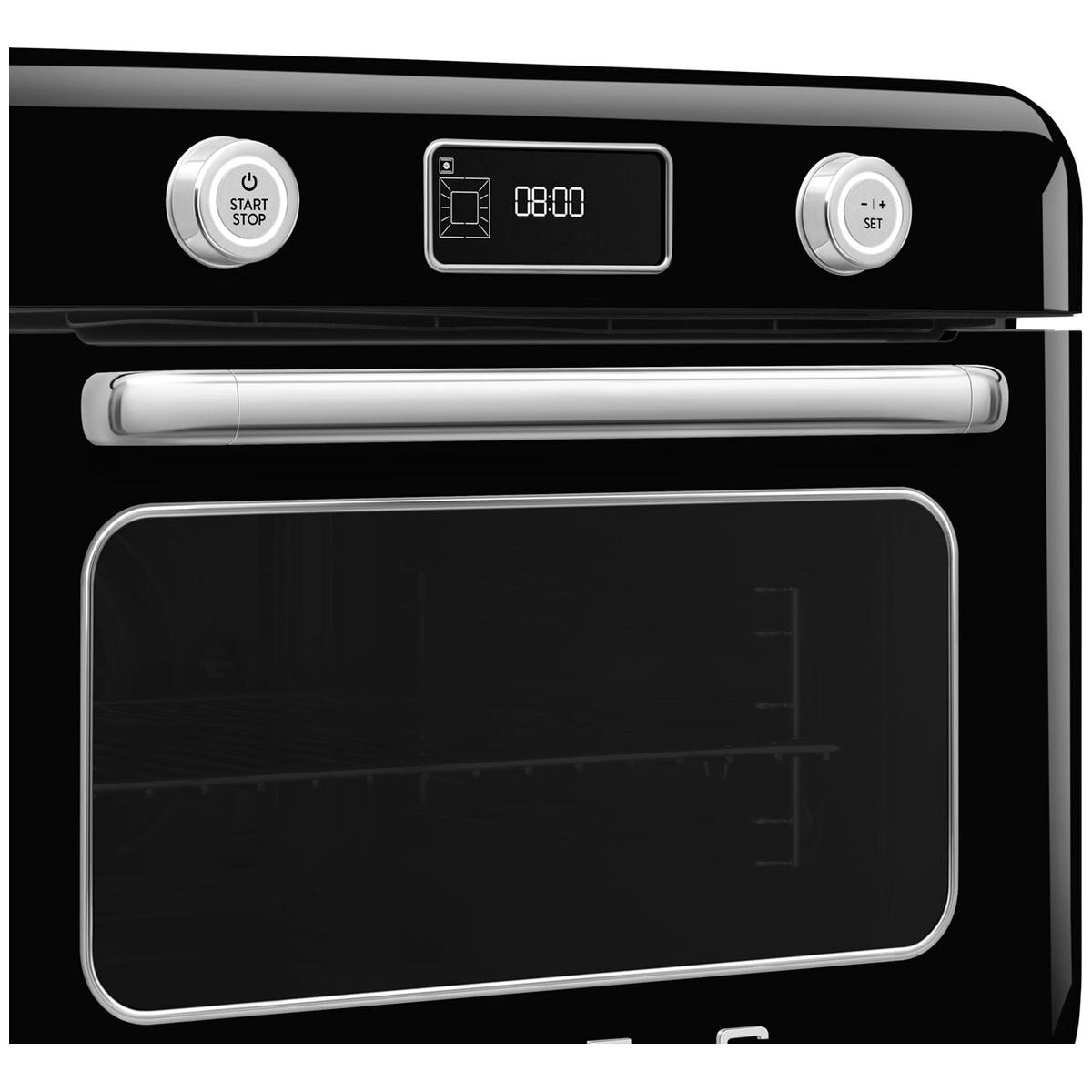 Smeg Retro Style Benchtop Combi-Steam Oven 30L - Galileo Combi-Steam, Black Finish - COF01BLAU