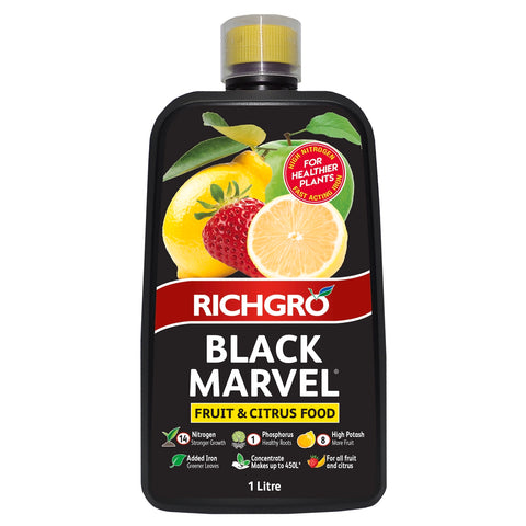 Richgro Black Marvel 1L Fruit & Citrus Food Concentrate Liquid Fertiliser