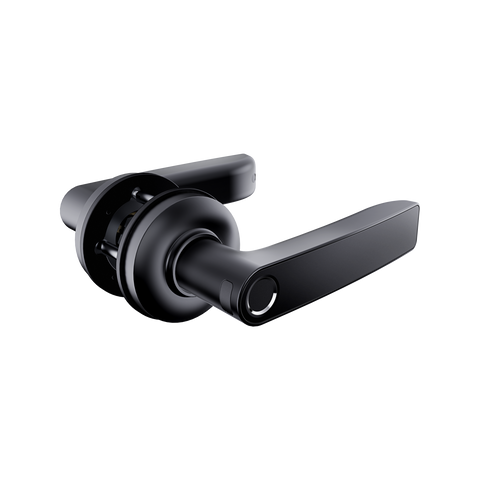 Gainsborough Liberty Smart Lever Lock GLIBLEVBL - Black, App Controlled, Fingerprint