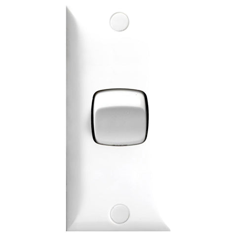 HPM 1 Gang Architrave Wall Switch 68mm ABS Plastic Slim Design - SuperSaverAU - view 1