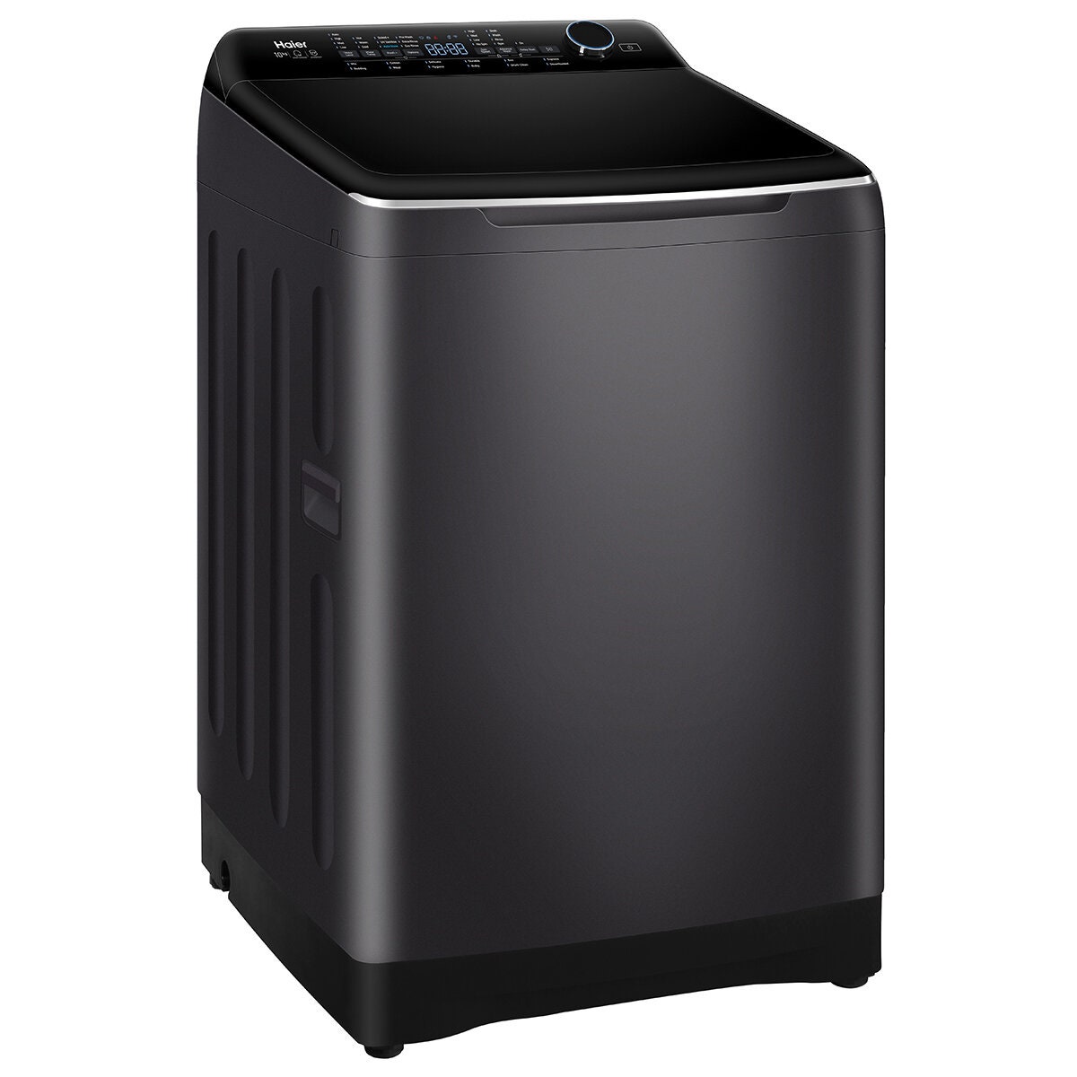 Haier 10kg Top Load Washing Machine - Black Finish, UV Sanitise, Direct Drive Motor - HWT10ADB1