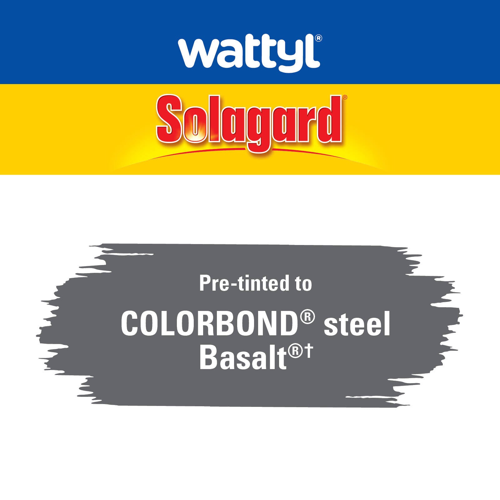 Wattyl Solagard 1L Basalt Low Sheen Pre-Tinted Exterior Paint