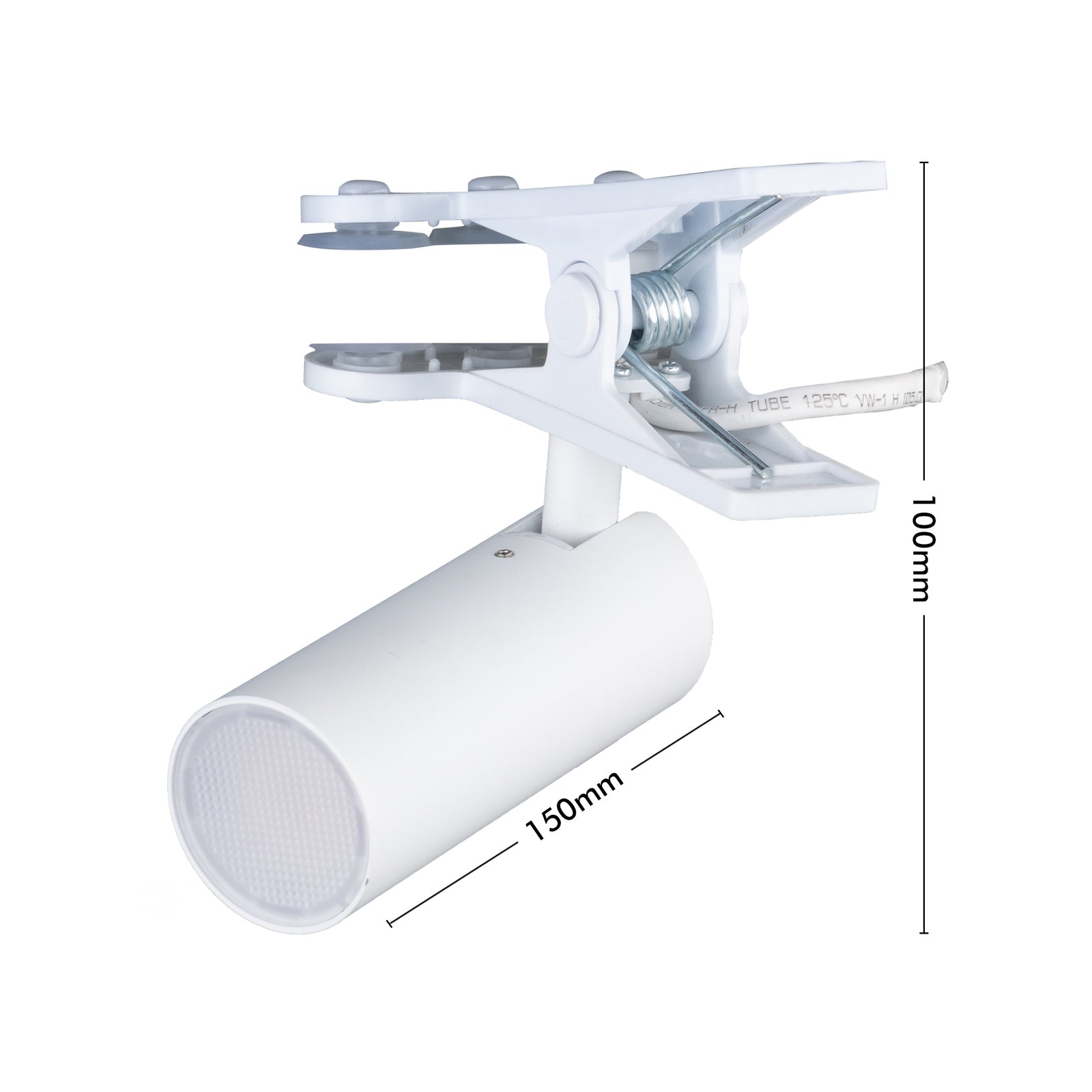 Verve Design 4.5W White LED Adjustable Clip Lamp ATL450WH