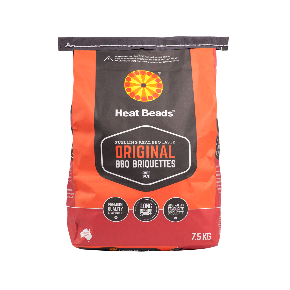 Heat Beads BBQ Briquettes - 7.5kg - Charcoal - High Heat Output - SuperSaverAU - view 3