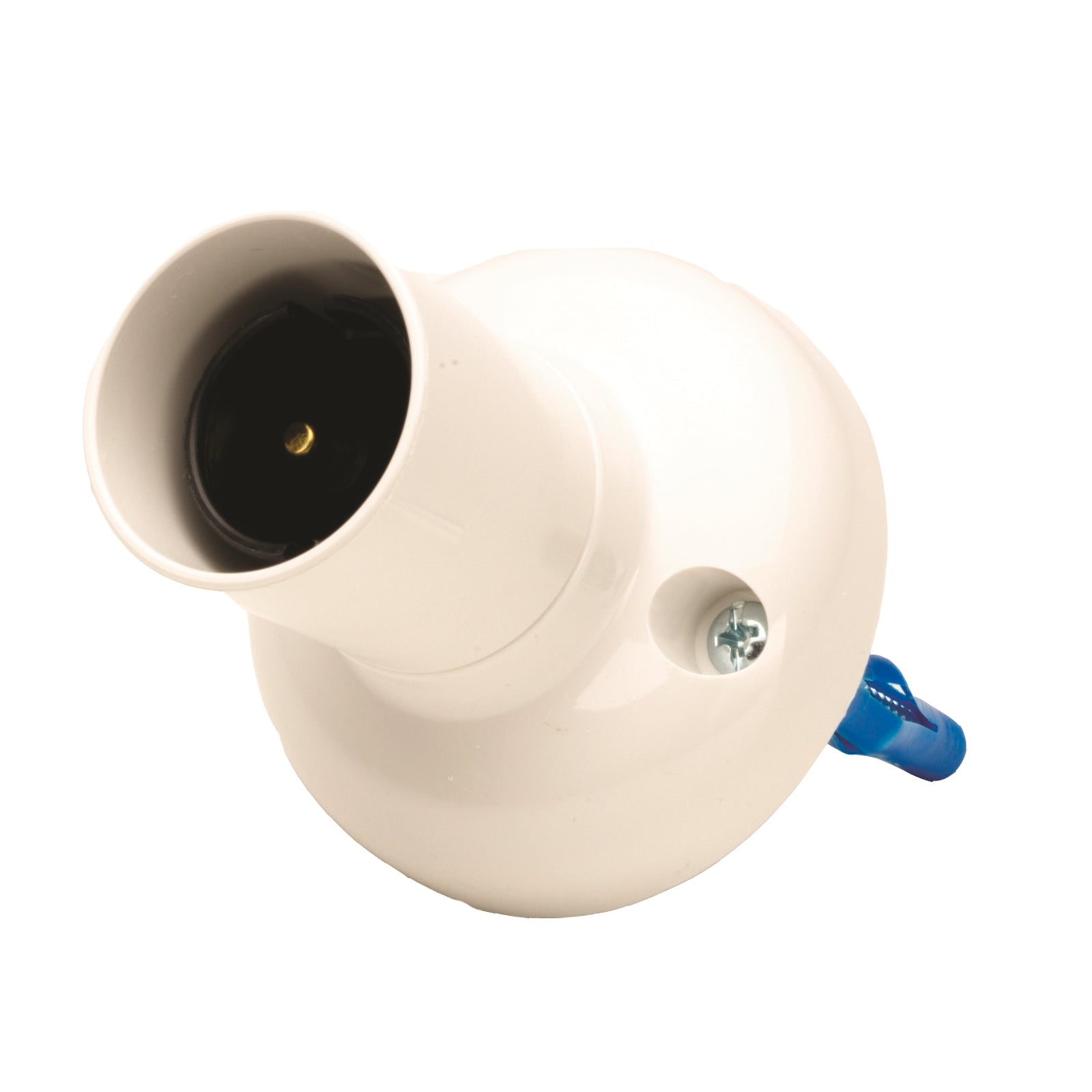 HPM Battenholder 10 Pack, White Plastic, Bayonet, 240V, 10A Ceiling/Wall, BU366LYWE