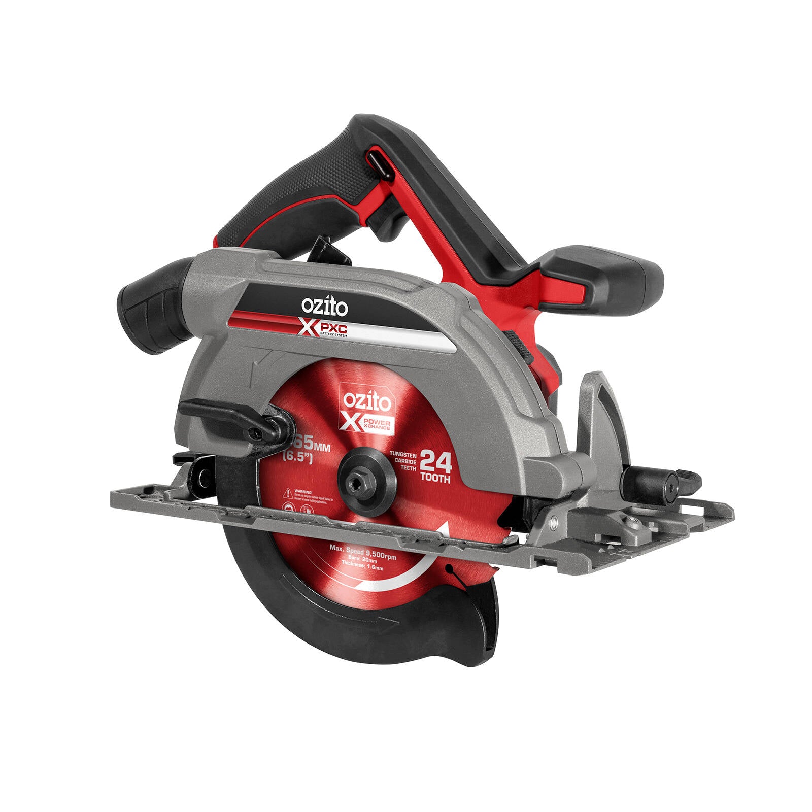 Ozito PXC 18V Brushless 165mm Circular Saw - Skin Only PXBCSS-165