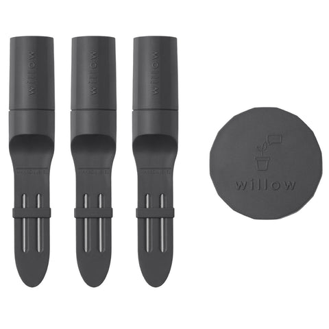 Willow Smart Indoor Plant Sensor Plant Parent Pack Charcoal