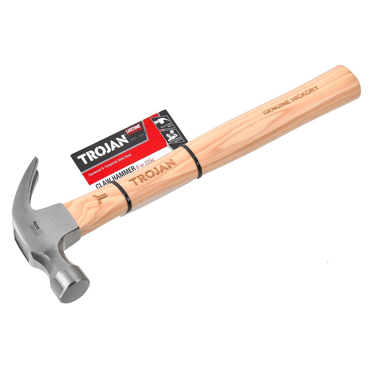 Trojan 8oz (225g) Timber Handle Claw Hammer
