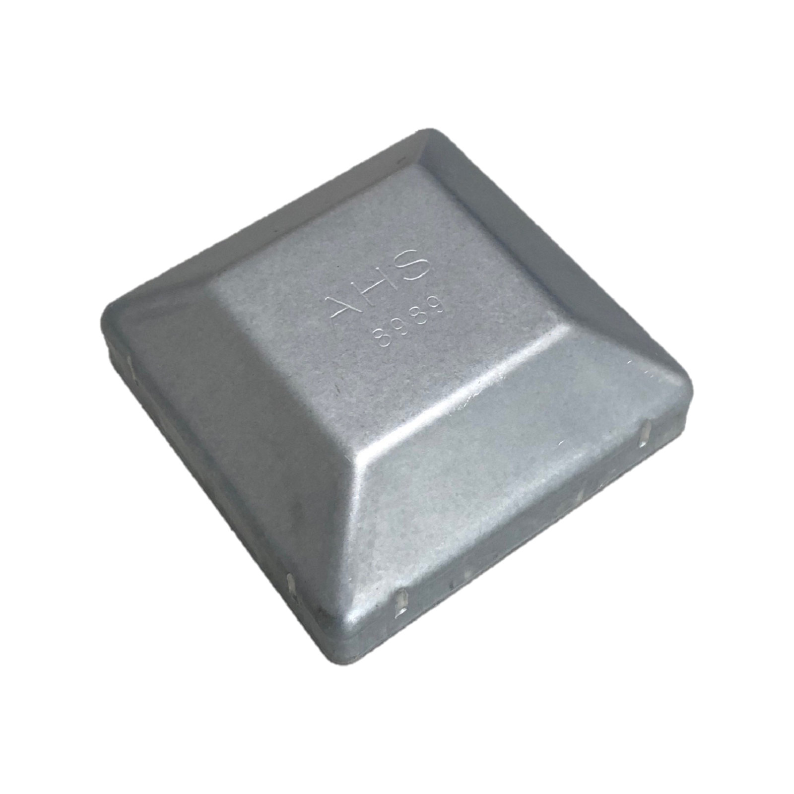 Australian Handyman Supplies 89 x 89mm (90 x 90) Galvanised Steel Fence Post Cap, Square