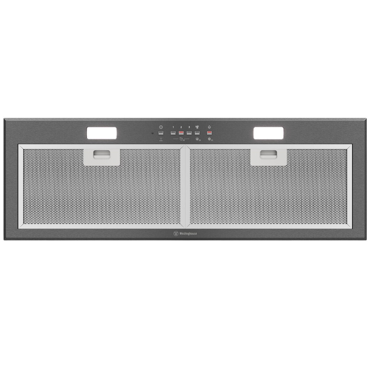 Westinghouse 86cm integrated undermount rangehood - dark stainless steel, Hob2Hood, 800m³/h - WRI825BC