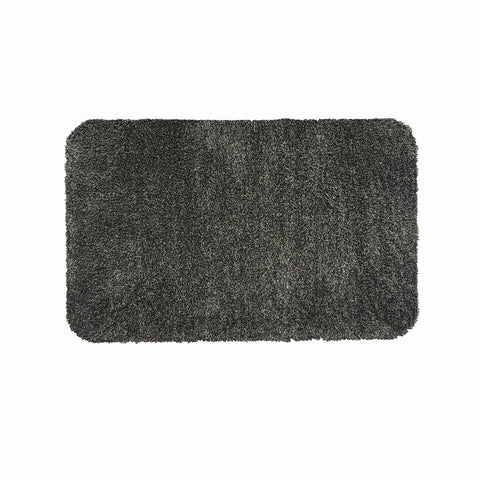 Smart Home Products 92 x 58cm Indoor Mud Mat, Polyester, Non-Slip, Dark Black/Grey