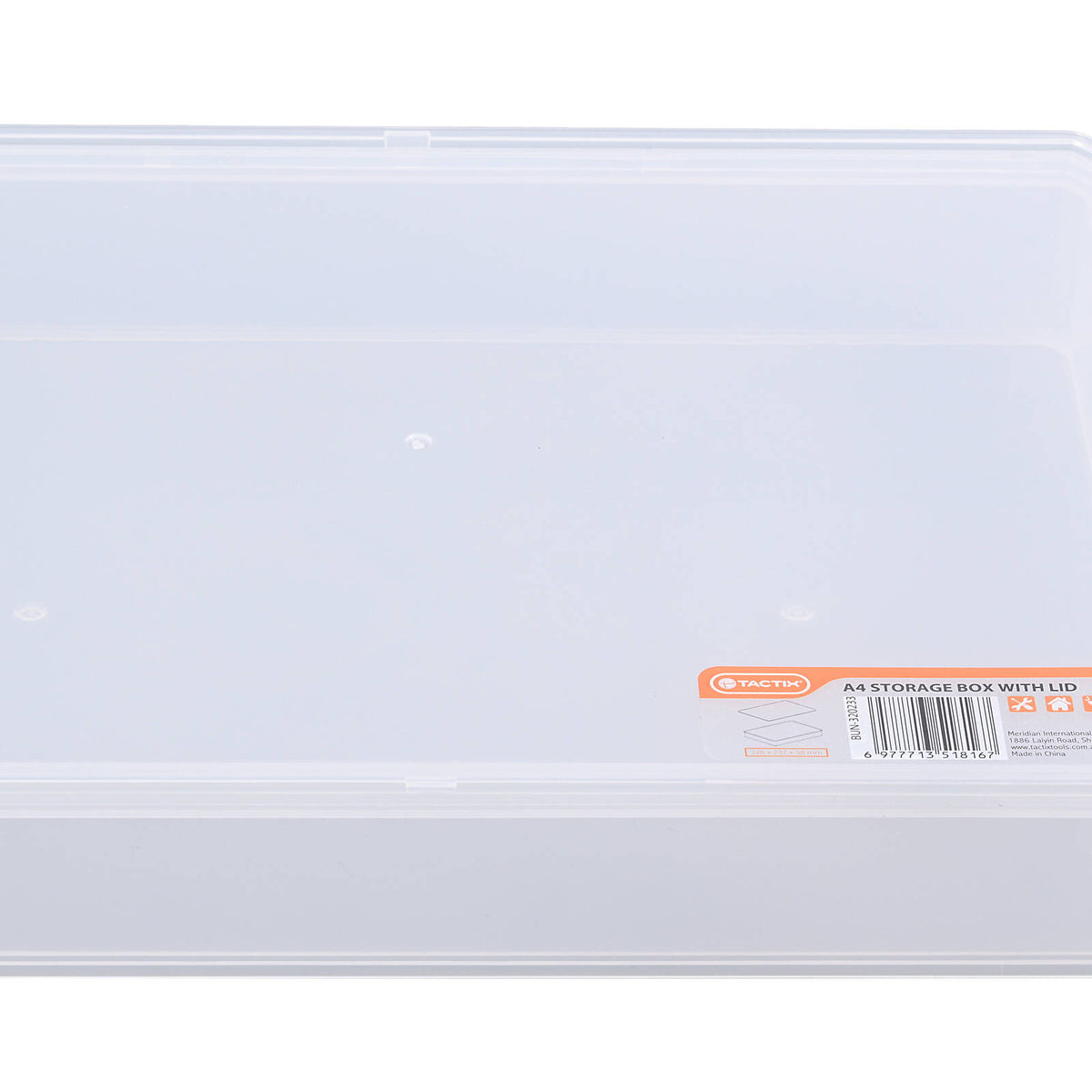 Tactix Large A4 Storage Container 4L with Lid