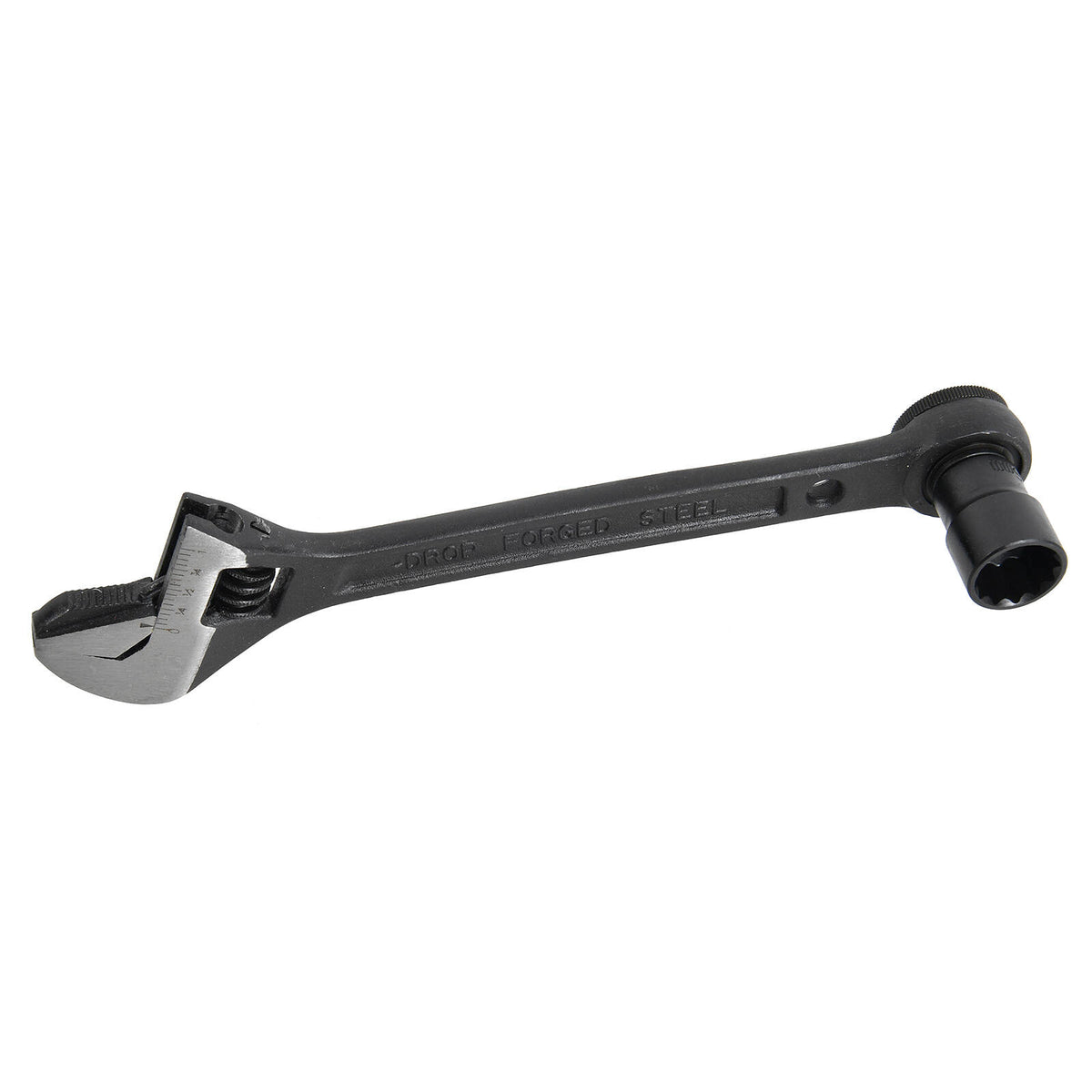 Trojan 11 Piece Ratcheting Wrench Set with Adjustable & Pipe Wrench