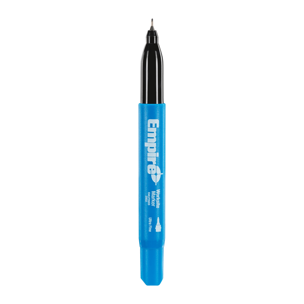 Empire Ultra Fine Black Marker 4 Pack, 0.5mm Tip, Smear-Resistant for Smooth Surfaces