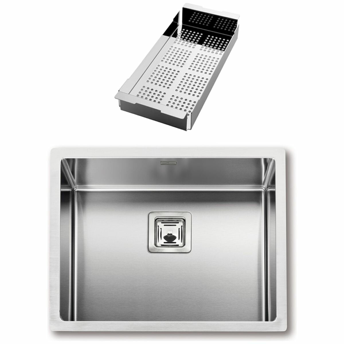 Artinox Radius 50 Single Bowl Sink - Stainless Steel, 540mm Wide, Top, Under or Flush Mount - RAACC5040