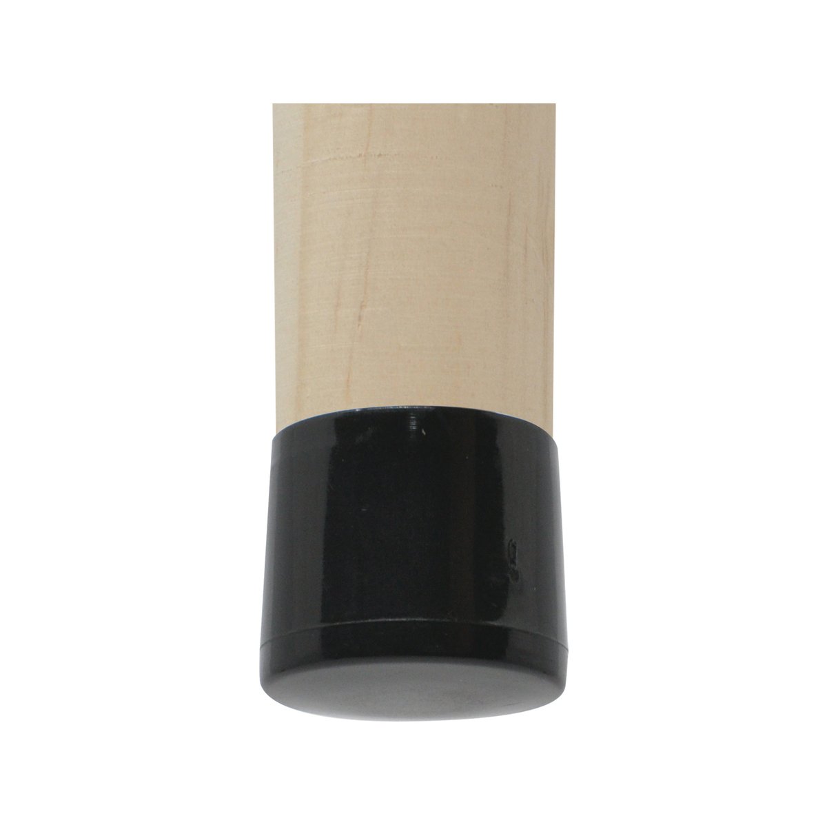 Surface Gard 19mm Black Round External Plastic Chair Tip - 4 Pack