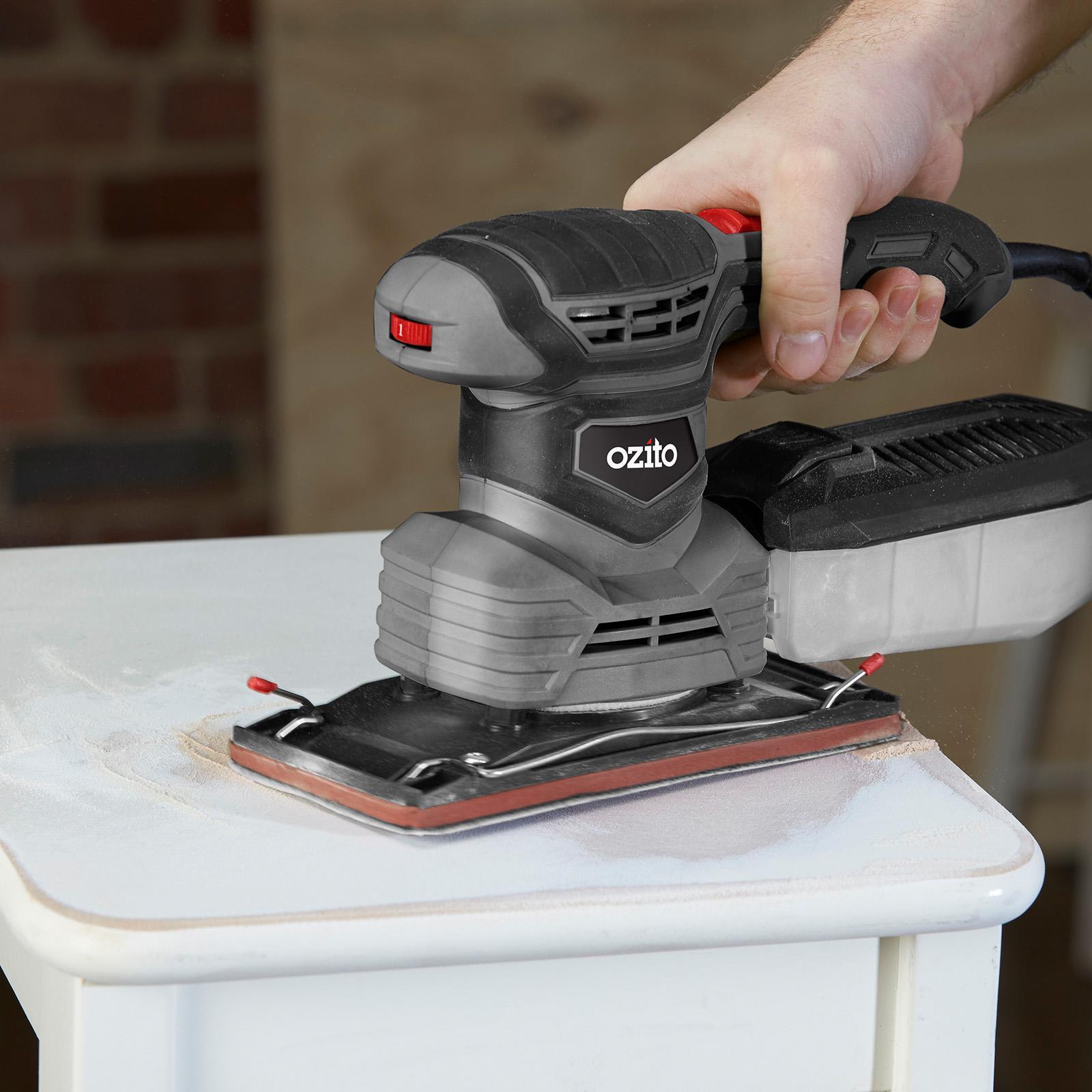 Ozito 200W Multi Sander Kit 3 Interchangeable Bases MSK-001