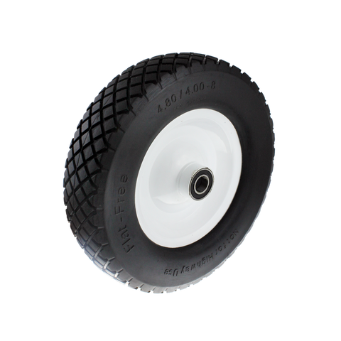 Easyroll Wheelbarrow Wheel - 400x8 - PU Foam/Steel - Puncture Proof - SuperSaverAU - view 1