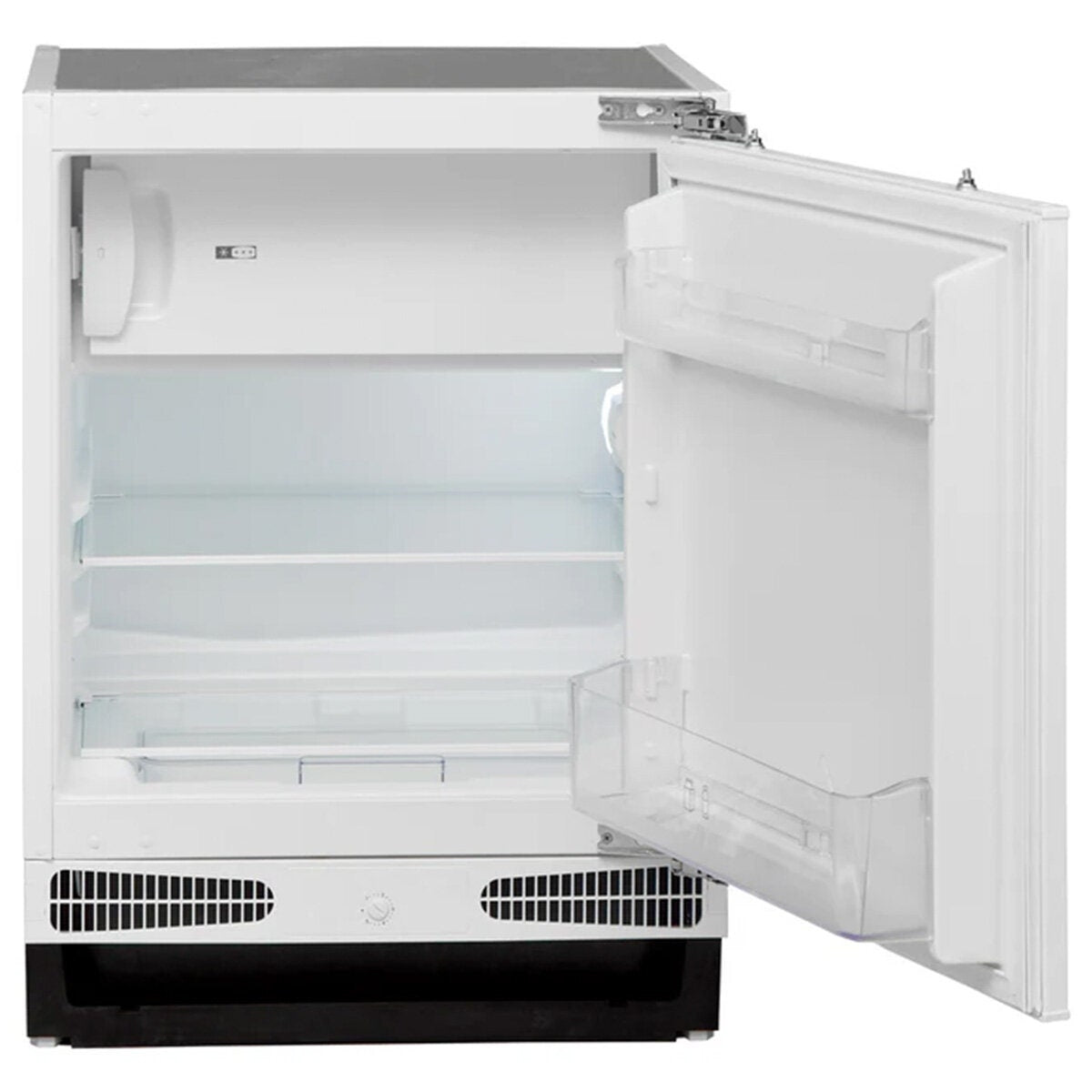 Husky 115L Integrated Bar Fridge - White, Tempered Glass Shelves, 3.5 Star Energy Rating - HUS115IN