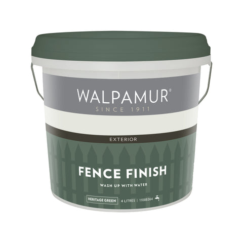 Walpamur 4L Heritage Green Low Sheen Fence Finish UV Resistant Outdoor