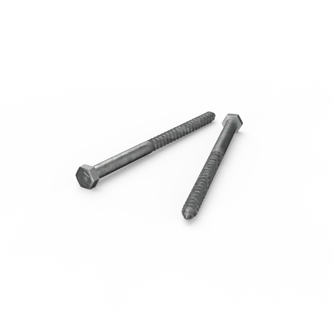 Zenith M12 x 200mm Hot Dip Galvanised Hex Head Coach Screw - Each