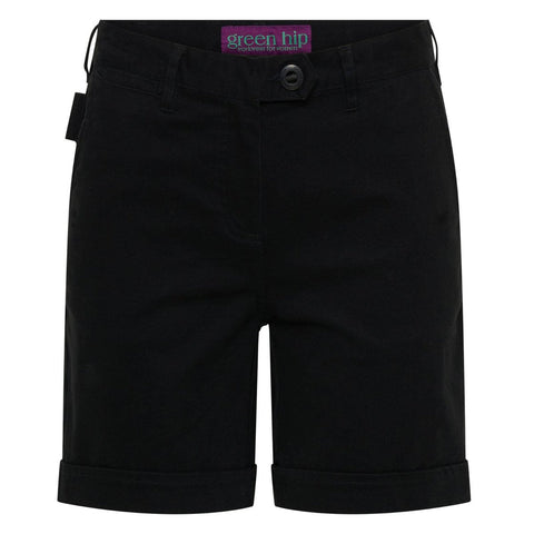 Green Hip Original Shorts Black Size 18 - High-Waisted - UPF 50+ - Breathable - SuperSaverAU - view 1