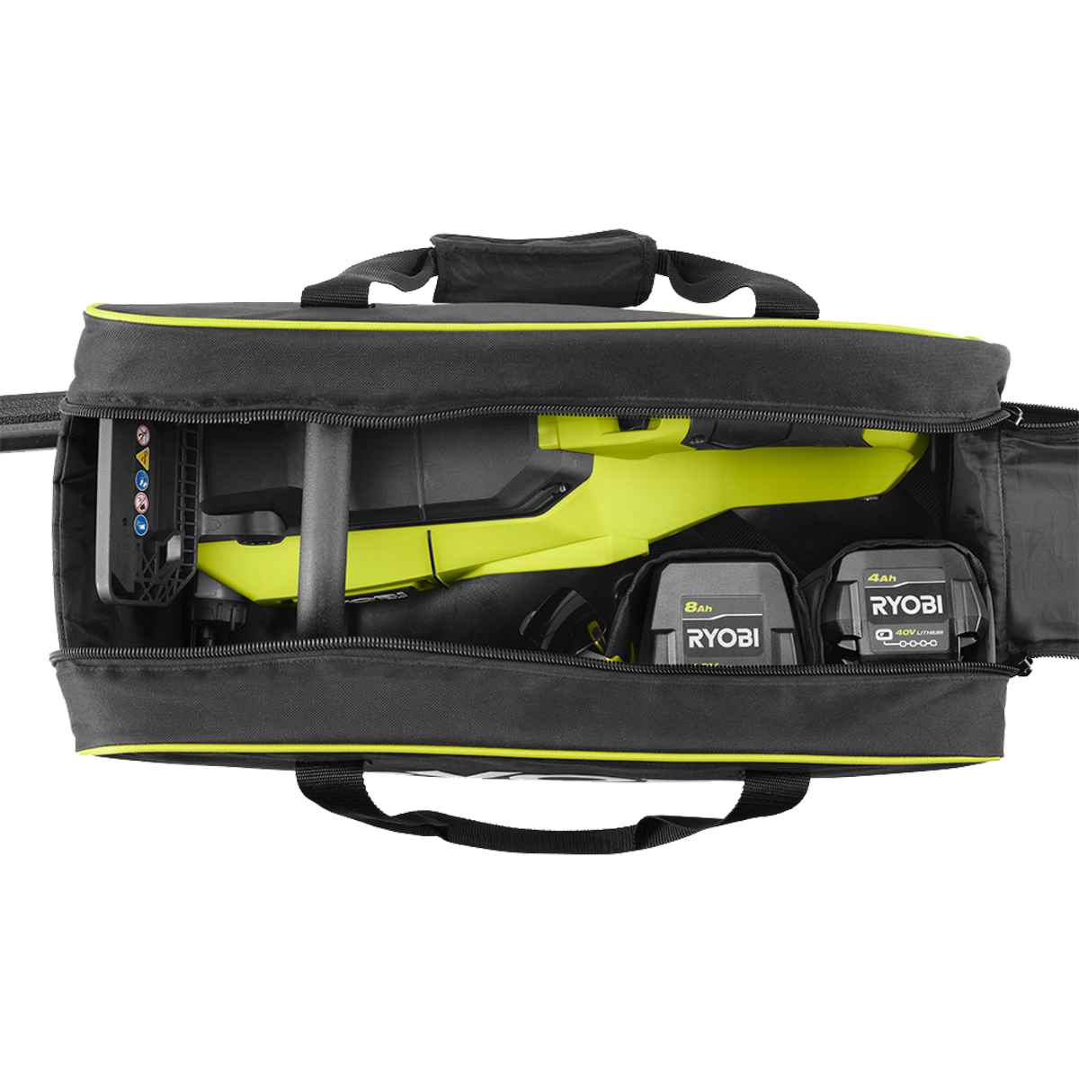 Ryobi Soft Chainsaw Bag with 4 Inner Pockets for Batteries, Oil & PPE