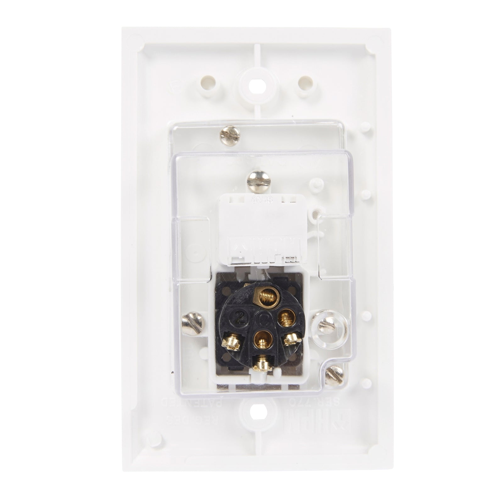 HPM 10A White Ceiling Switch Cord Pull, 114mm, ABS, 240V, Indoor