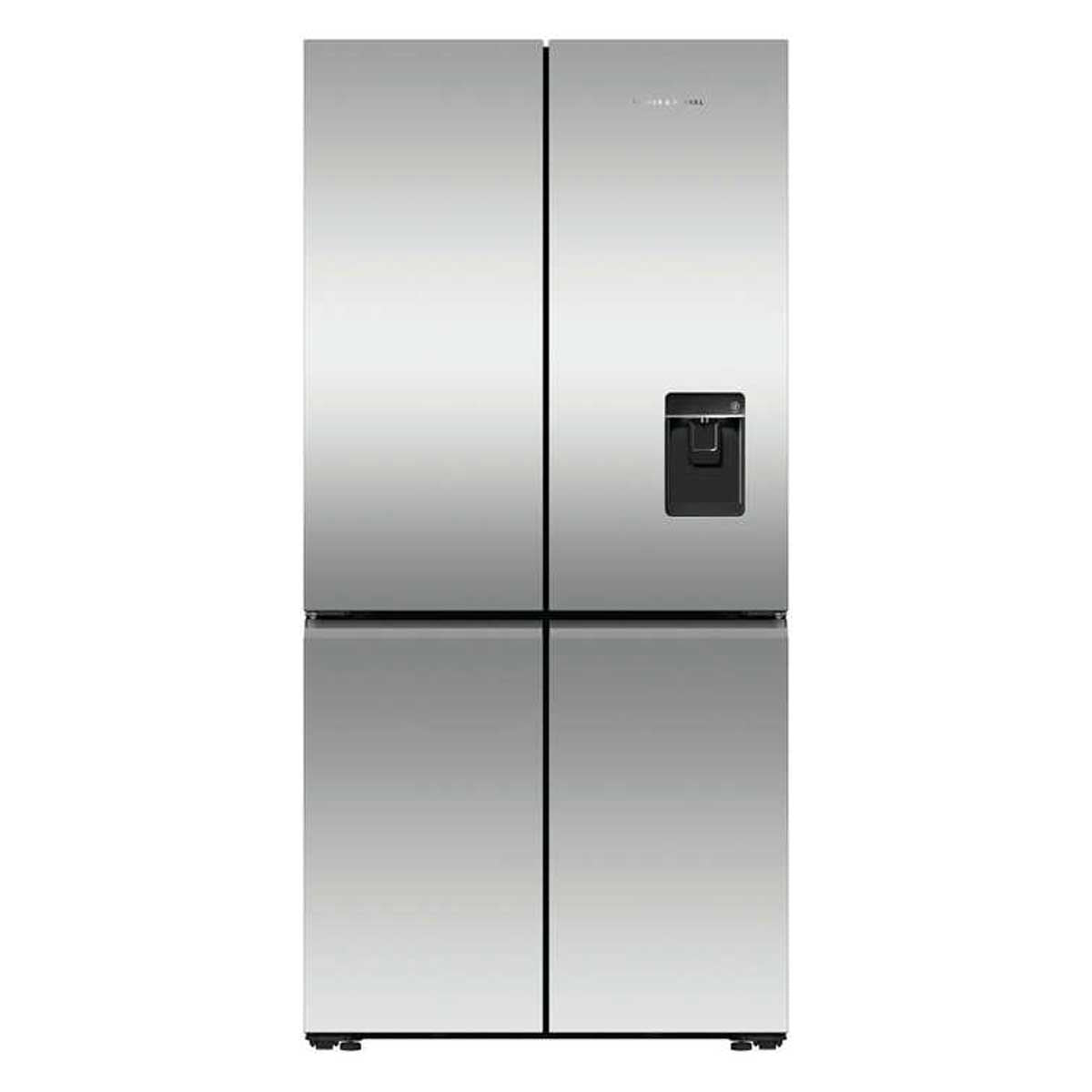Fisher & Paykel Series 7 690L Quad Door Fridge - Stainless Steel - Ice and Water - RF730QNUVX1