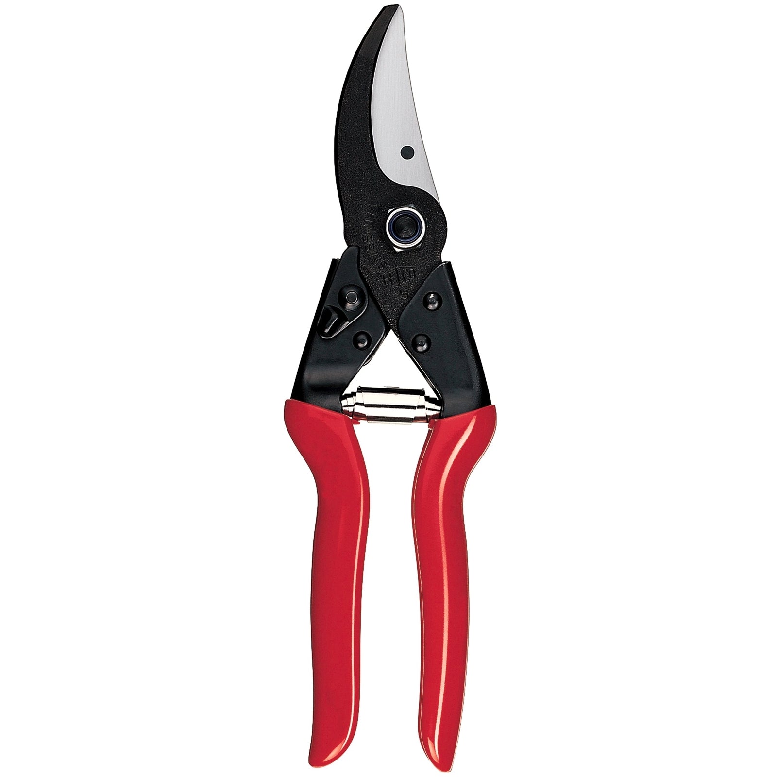Felco 5 Economy Pruner Secateurs, 25mm Cut, 60mm Hardened Steel Bypass Blade, Red and Black