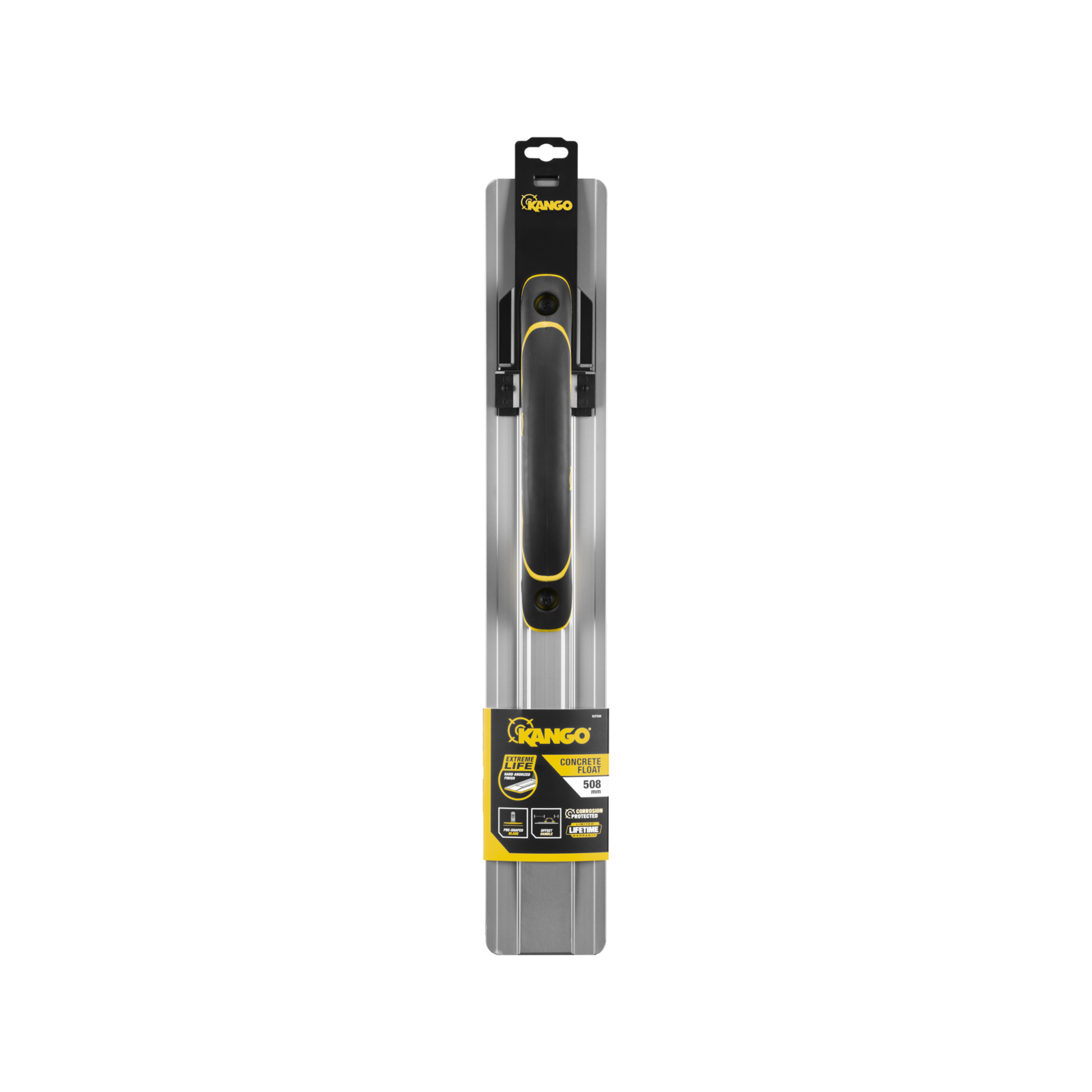 Kango 508mm Hard Anodised Concrete Float, Offset Handle