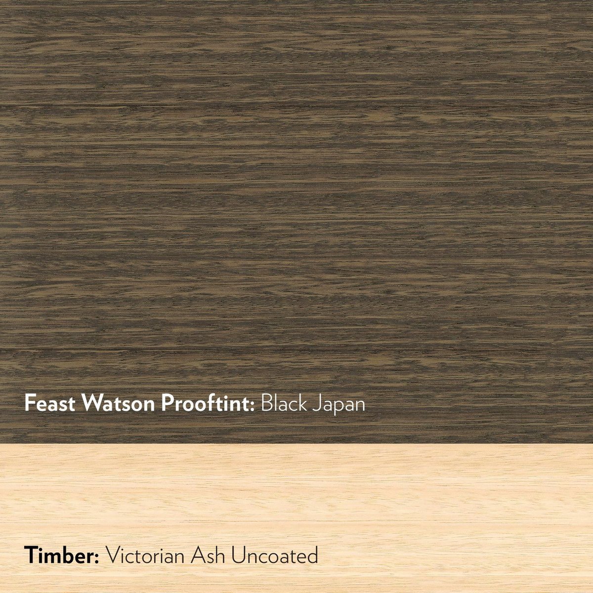 Feast Watson Black Japan Prooftint Oil Based Interior Stain 1L - Penetrating Timber Stain