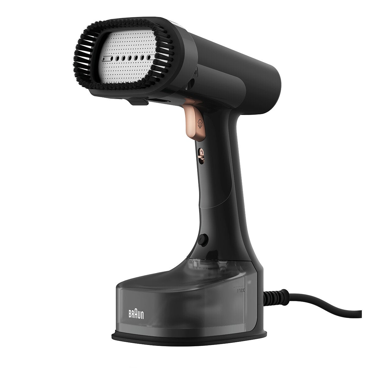 Braun QuickStyle 7 garment steamer - 1600W, 35g/min FastSteam, horizontal and vertical steam, black - GS7077BK