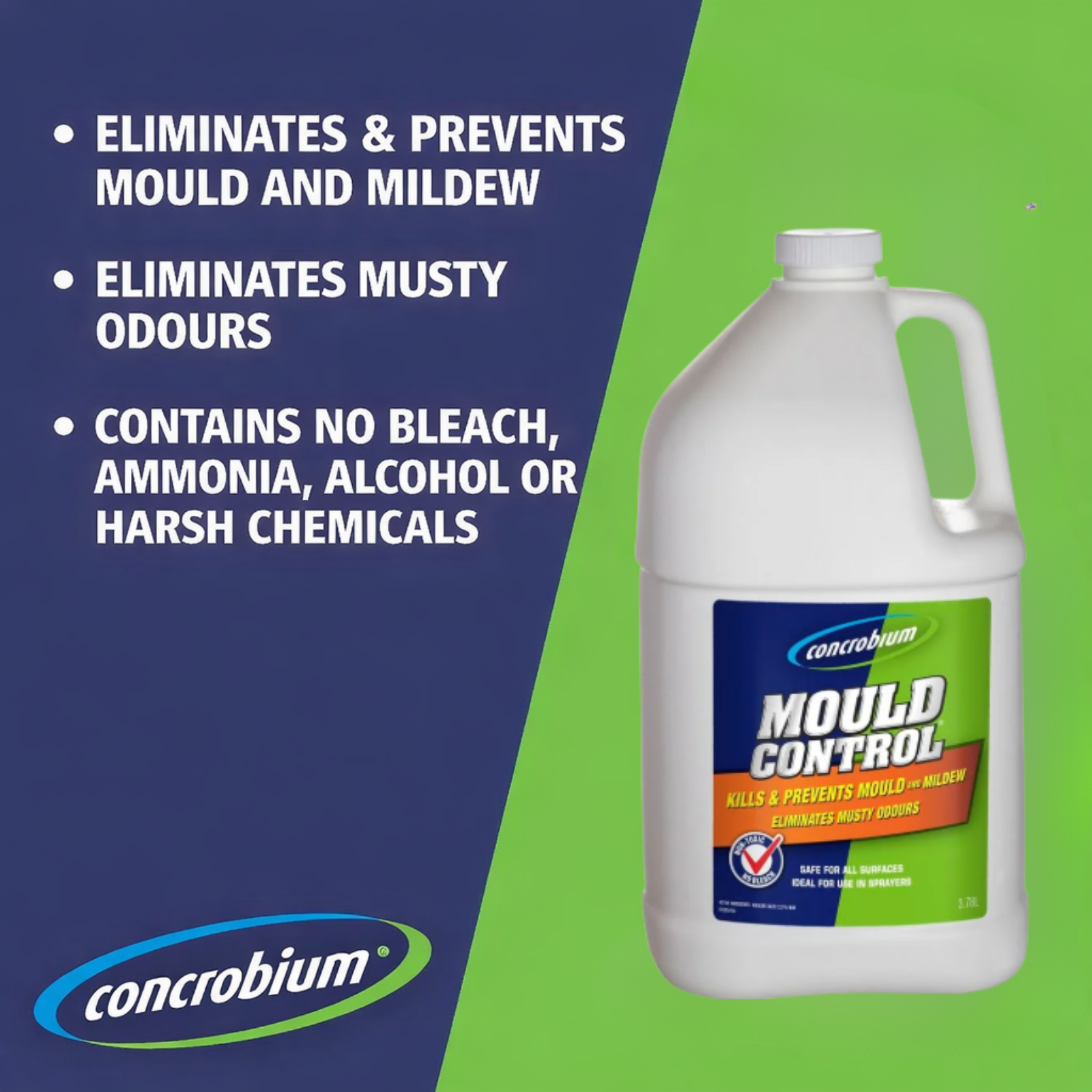 Concrobium 3.78L Mould Cleaner Refill Jug - Clear Liquid